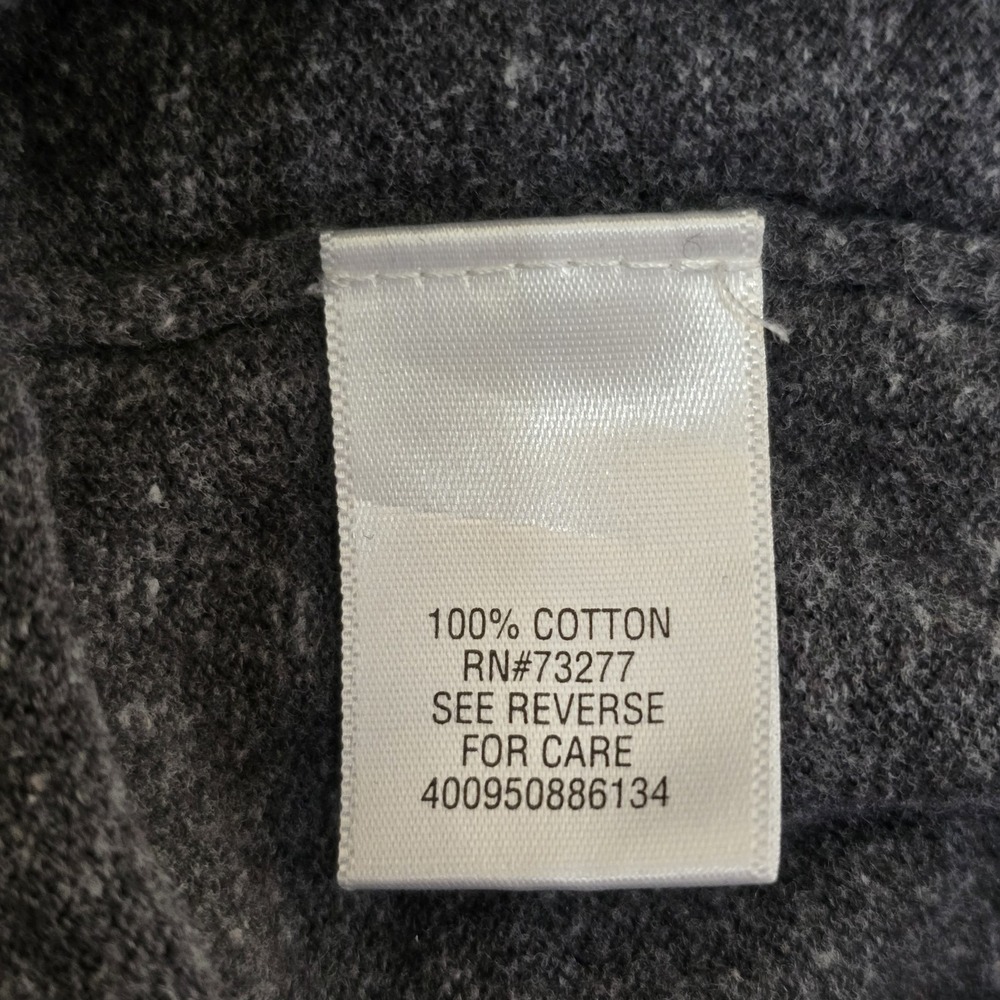 Sonoma Mens M Gray Sweater V-Neck Pullover Marled 100% Cotton Long Sleeve‎ - Picture 5 of 8